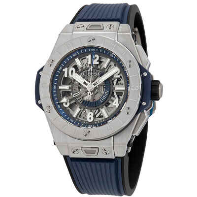 Hublot Big Bang Unico GMT Automatic Titanium Mens Watch 471.NX.7112.RX (black, arb3065)