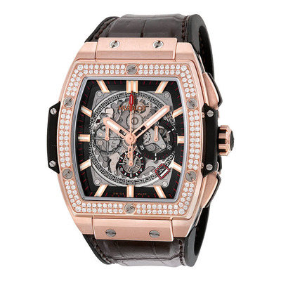 Hublot Spirit of Big Bang Mens Watch 18kt King Gold Diamond - Item Code: 601.ox.0183.lr.1104 (black, arb2756)