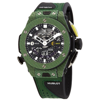 Hublot Big Bang Unico Green Carbon Automatic Mens Watch 416.YG.5220.VR (black, arb2724)