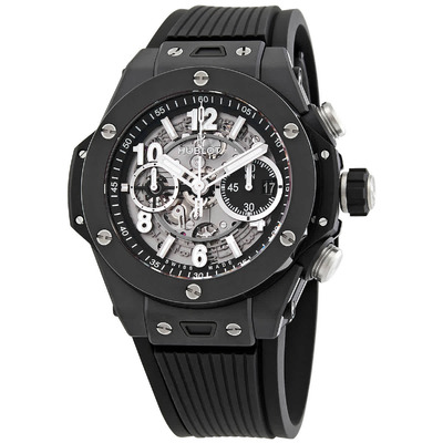 Hublot Big Bang Unico Black Magic Chronograph Automatic Silver Dial Mens Watch 421CI1170RX 421.CI.1170.RX (black, arb2727)