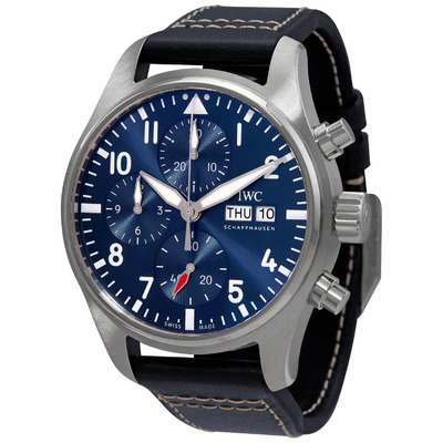 IWC Pilot Chronograph Automatic Blue Dial Mens Watch IW388101 (blue, arb3317)