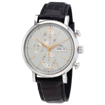 IWC Portofino Automatic Chronograph Mens Watch IW391022 (black, arb3178)