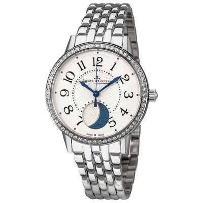 Luxury Watch Jaeger-LeCoultre Rendez-Vous Silver Dial Ladies Diamond Q3578120 (black, arb3289)