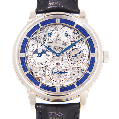 Jaeger-LeCoultre Master Grande Tradition Skeleton Dial Mens Watch - Q50635SQ (black, arb3139)