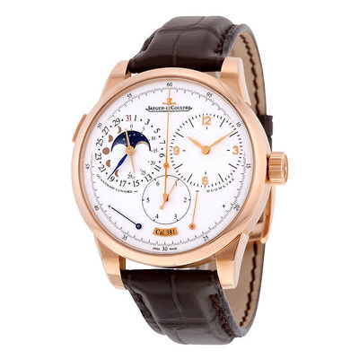 Jaeger-LeCoultre Duometre a Quantieme Lunaire Q6042521 Silver Dial Mechanical Mens Watch (brown, arb3141)
