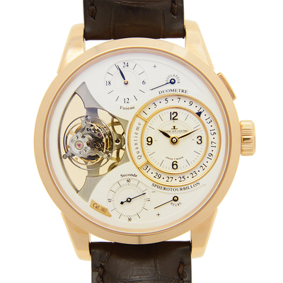 Jaeger-LeCoultre Duometre A Spherotourbillion Mens Watch, Item Q6052520 (beige, arb3144)