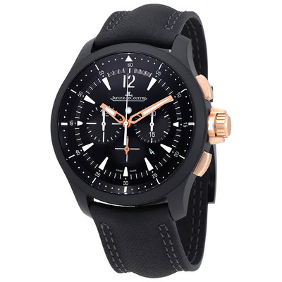 Jaeger-LeCoultre Q205L570 Mens Watch - Master Compressor Chronograph Black Dial & Ceramic Case (black, arb3664)