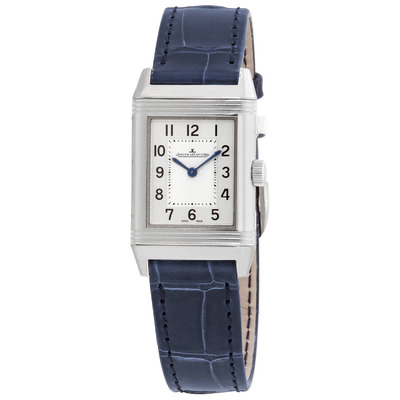 Jaeger-LeCoultre Reverso Small Quartz Silver Dial Ladies Watch Q2618540 (blue, arb3680)