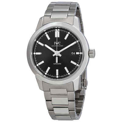 IWC Ingenieur Automatic Mens Watch, Black Dial, IW357002 (black, arb2321)
