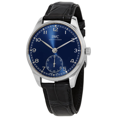 IWC Portugieser Automatic Blue Dial Mens Watch IW358305 (black, arb2327)