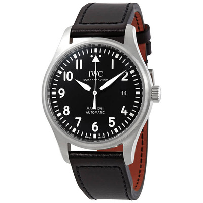 IWC Pilot's Mark XVIII Automatic Black Dial Mens Watch IW327009 (black, arb3109)