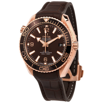 Omega Seamaster Automatic 18kt Sedna Gold Mens Watch Ref. 21563402013 215.63.40.20.13.001 (brown, arb4519)
