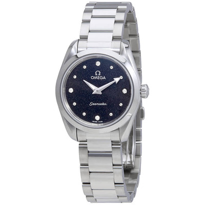 Omega Seamaster Aqua Terra Black Diamond Dial Ladies Watch, Model 220.10.28.60.51.001 (black, arb5096)