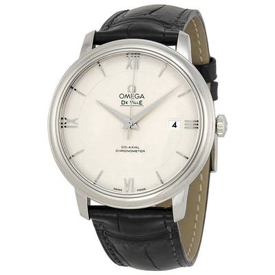 Omega De Ville Prestige Automatic Silver Dial Mens Watch Calibre 2500 - Model: 424.13.40.20.02.001 (black, arb2908)