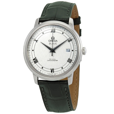Omega De Ville Automatic Silver Dial Mens Watch (4241340200206) 424.13.40.20.02.006 (black, arb2912)