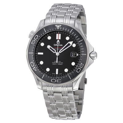 Pre Owned Omega Seamaster Professional Mens Black Dial Watch 212.30.41.20.01.003 (black, arb24998)