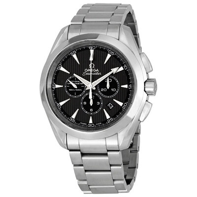 Pre-owned Omega Seamaster Aqua Terra Chronograph Grey Dial Mens Watch 231.10.44.50.06.001, variations: 231-10-44-50-06-001, 231/10/44/50/06/001, 23110445006001 (blue, arb21578)