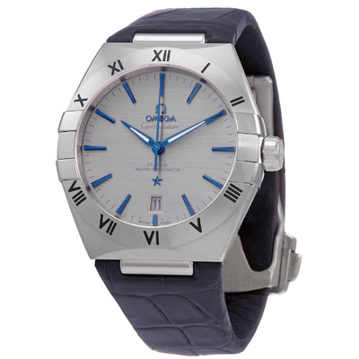 Omega Constellation Co-Axial Automatic Chronometer Mens Grey Dial Watch, Article 131.13.39.20.06.002 (blue, arb6157)
