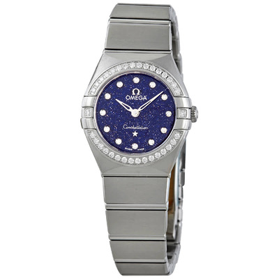 Omega Constellation Ladies Watch Diamond Blue Dial 131.15.25.60.53.001 (blue, arb6150)
