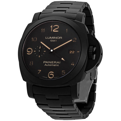 Panerai Tuttonero Luminor GMT Automatic Black Dial Mens Watch PAM01438 (black, arb6361)