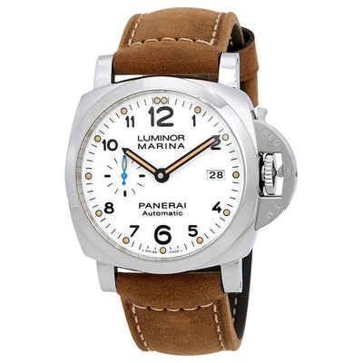 Panerai Luminor Marina 1950 Automatic White Dial Mens Watch PAM01499 (beige, arb6366)
