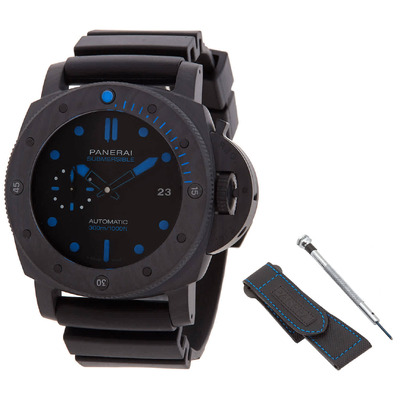 Panerai Luminor Submersible 1950 Carbotech Automatic Black Dial Mens Watch PAM01616 (black, arb3987)