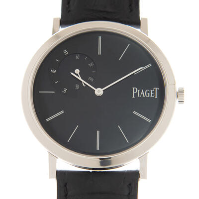 Piaget Altiplano Mens Watch Mechanical Black Dial G0A34114 (black, arb4399)