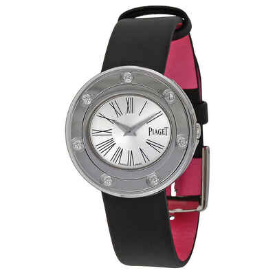 Piaget Possession Silver Dial Black Stain Ladies Watch - G0A35085 (black, arb4401)
