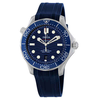 Omega Seamaster Automatic Blue Dial Mens Watch Reference: 210.32.42.20.03.001 (blue, arb4078)