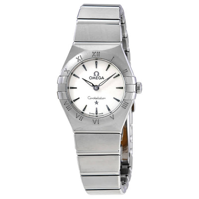 Omega Constellation Manhattan Silver Dial Ladies Watch Model 131.10.25.60.02 131.10.25.60.02.001 (black, arb6126)
