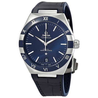 Omega Constellation Automatic Chronometer Blue Dial Mens Watch (Model 131.33.41.21.03.001) (blue, arb4075)