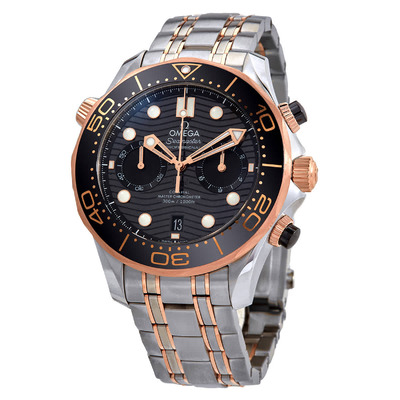 Omega Seamaster 300 Chronograph Automatic Black Dial Mens Watch Calibre 9900 Master Co-Axial Ref.210.20.44.51 210.20.44.51.01.001 (black, arb4235)