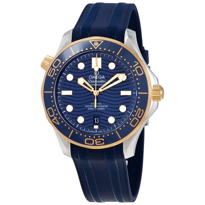 Omega Seamaster Mens Watch 210.22.42.20.03.001 Automatic Chronometer Blue Dial (blue, arb4239)