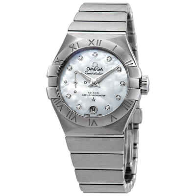 Omega Constellation Automatic Mother of Pearl Dial Ladies Watch Ref.127.10.27.20.55.001 (arb23118)