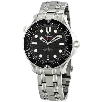 Omega Seamaster Mens Automatic Chronometer 210.30.42 Black Dial Watch 210.30.42.20.01.001 (black, arb4243)
