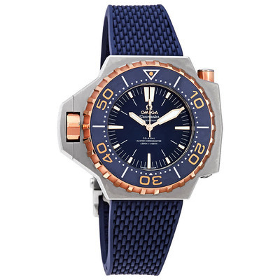 Omega Seamaster Lefty Automatic Blue Lacquered Dial Mens Watch 22760552103001 227.60.55.21.03.001 (blue, arb4269)