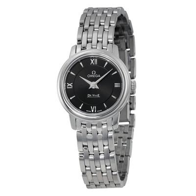 Omega De Ville Prestige Black Dial Ladies Watch 42410246001001 424.10.24.60.01.001 (black, arb4831)