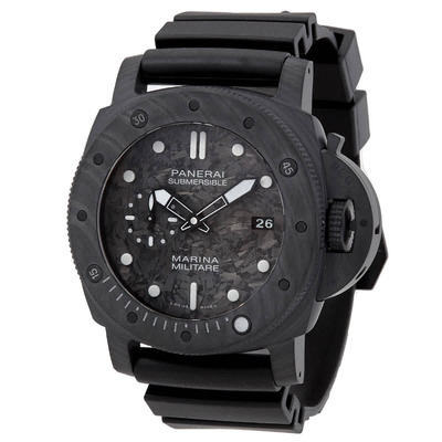 Panerai Submersible Marina Militare Carbotech Automatic Mens Watch PAM00979 (black, arb4903)
