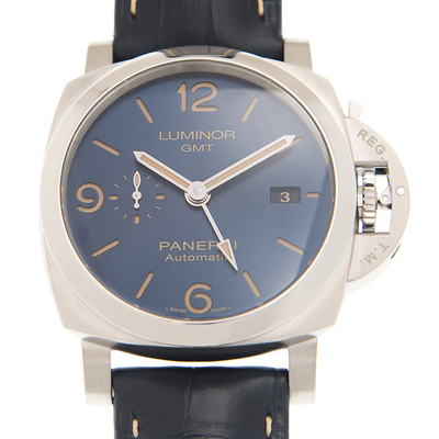 Panerai Luminor GMT Automatic Blue Dial Mens Watch PAM01033 (blue, arb4914)