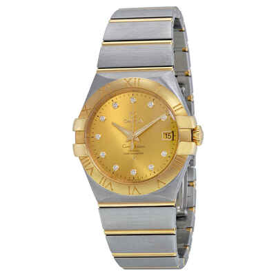 Omega Constellation 123.20.35.20-58.001 Champagne Dial Unisex Watch 123.20.35.20.58.001 (beige, arb4433)