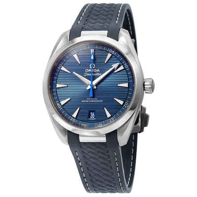 Omega Seamaster Mens Automatic Watch with Blue Dial - Model 22012412103002 220.12.41.21.03.002 (blue, arb4114)