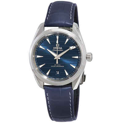 Omega Seamaster Aqua Terra Automatic Chronometer: Blue Dial Mens Watch - Ref 220.13.38.20.03.001 (blue, arb4123)