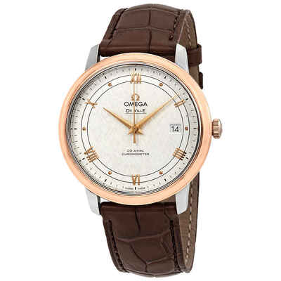 Omega De Ville Prestige Automatic Silver Dial Mens Watch, Article No: 424.23.40.20.02.002 (brown, arb15442)