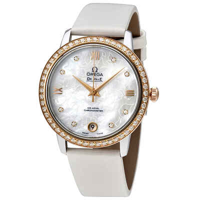 Omega De Ville Prestige Mother of Pearl Dial Ladies Watch Ref. 424.27.33.20.55.001 (arb4319)
