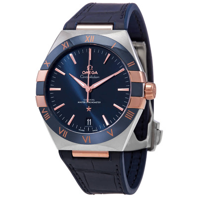Omega Constellation Automatic Chronometer Blue Dial Mens Watch (Ref: 131.23.41.21.03.001) (blue, arb4055)