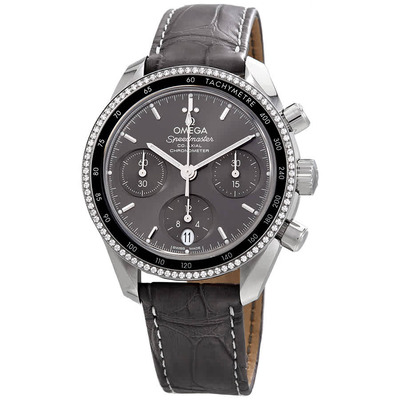 Omega Speedmaster Automatic Chronograph Grey Dial 324.38.38.50.06.001 Unisex Watch (black, arb5167)