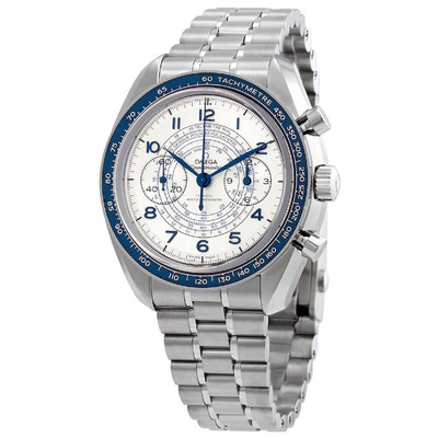 Omega Speedmaster Chronograph Hand Wind Silver Dial Mens Watch, Model 329.30.43.51.02.001 (blue, arb5177)