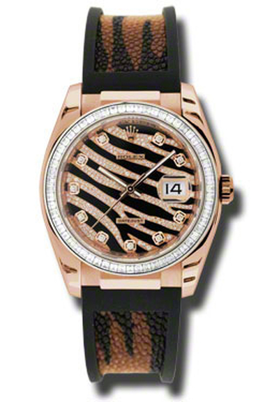 Rolex Datejust 116185B BR - Black Diamond Dial Automatic Women's Watch 116185BBR (black, arb7240)