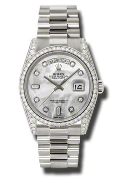 Rolex Day-Date 118389MDP Mother Of Pearl Dial Automatic Ladies Watch (arb7724)
