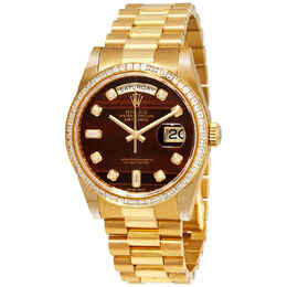 Rolex - ساعة  Chocolate - 118398CHBEDP